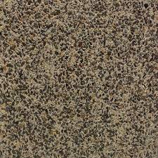 Exposed aggregate finish sample — brown and gold fine stone mix